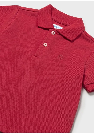 Bebek Polo Yaka T-shirt Kırmızı