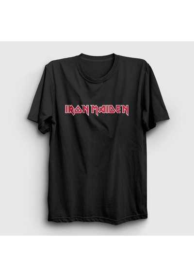 Noıssey Unisex Siyah Logo Iron Maiden T-shirt 86340tt