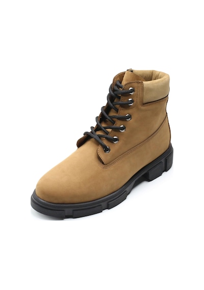 Costo Shoes Büyük Numara Erkek Bot Rahat Geniş Kalıp Kum Nubuk