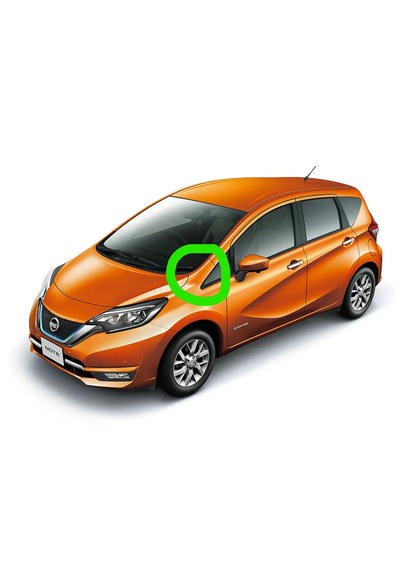 Nissan Note Solçamurluk Plastiği Cam Kenar Plastiği E12 Kasa 66985-3vv0a