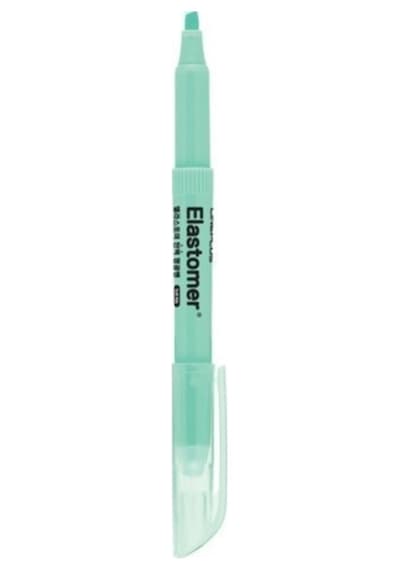 Elastomer Fosforlu Kalem Pastel Renkler Yeşil