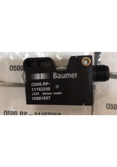 Baumer O500.rp-gw1b.72o ,kübik-3mt,pnp-noc,m12-4p,reflektör Fotosel