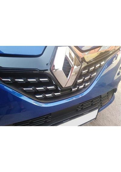S-Dizayn  Renault Clio 5 Krom Ön Alt Panjur 6 Prç. 2019 ve Üzeri