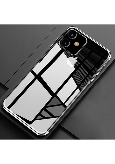 Apple Uyumlu iPhone 11 Pro Max Kamera Korumali Köseleri Renkli Seffaf Kilif 394130657