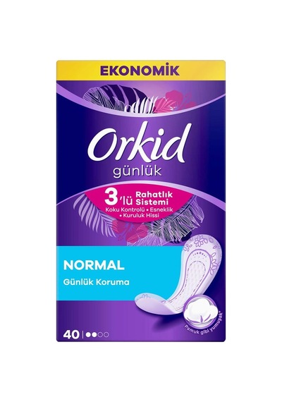 Orkid Hijyenik Ped Günlük Eko 40'lı 10'li Paket
