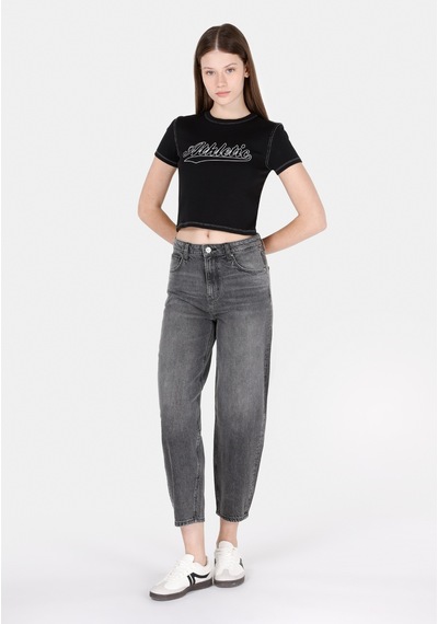 Colin's Colins Balloon Fit Yüksel Bel Daralan Paça Kadın Siyah Jean Pantolon Cl1072462 Q1.v2 Dn43986 Denim