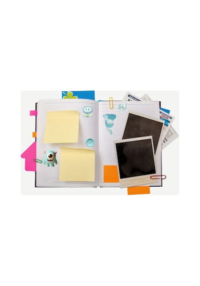 92 Adet Downtown Grunge Turkuaz Temalı Planlayıcı Sticker Seti - Etiket Seti Scrapbook Bullet Journal