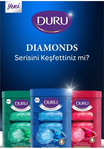 Duru Mystic Blue Diamond Güzellik Sabunu 3 x 360 G