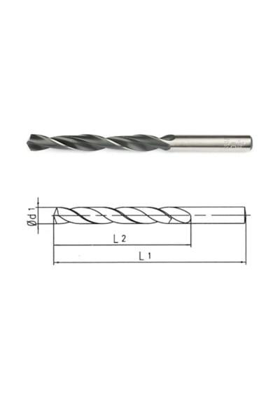 Mte - Makina Takım 13Mm Hss Din 338 Silindirik Saplı Matkap Ucu -