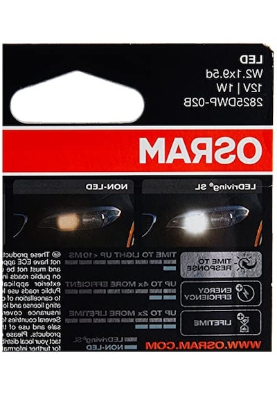 Osram W5w T10 Led Park Ampulü 12v 2825dwp 2 Li Paket Enerji Sınıfı A 10c