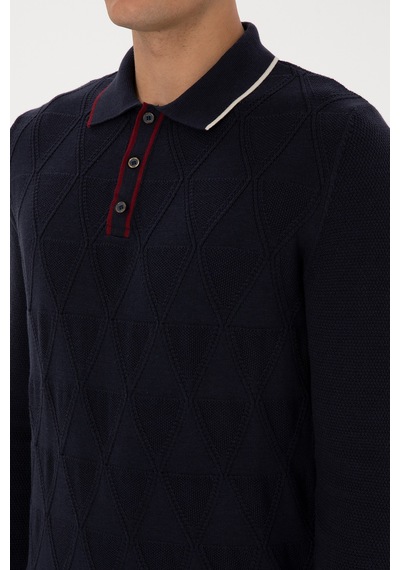 U.s. Polo Assn. Erkek Lacivert Kazak /triko 50308307-vr033 Lacivert