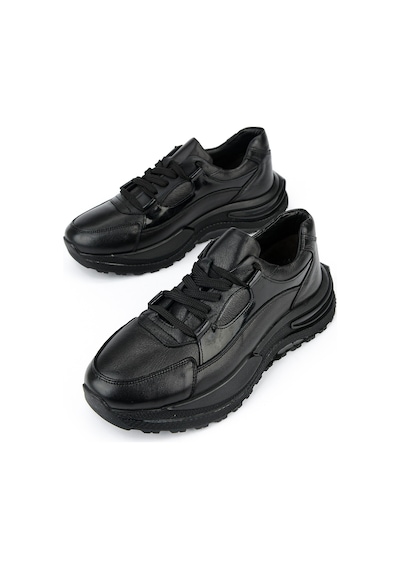 Ziya Erkek Hakiki Deri Günlük Sneaker 1611065z002 Siyah 1611065z002 000 40