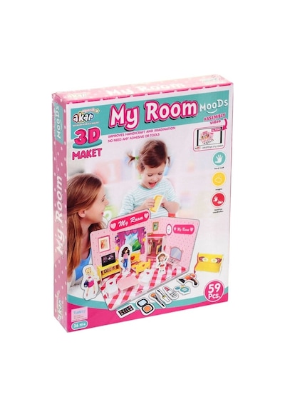 Benim Odam Maket 3 Boyutlu  Puzzle