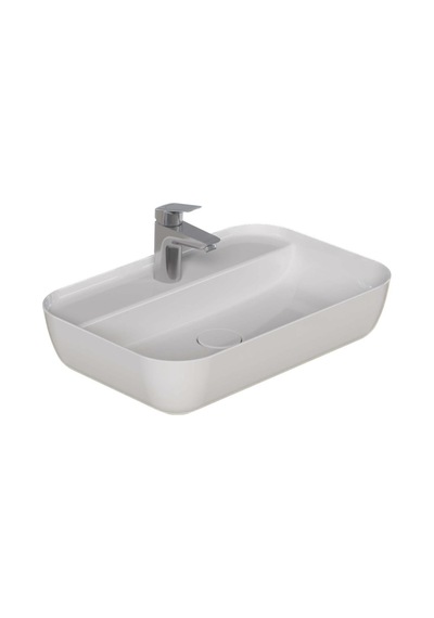 Dura Nexus Lavabo Set Tezgah Üstü Delikli 40 x 60 CM Ince Yanak