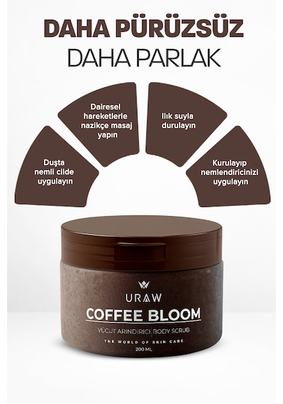 3 Lü Bloom Vücut Peeling Seti