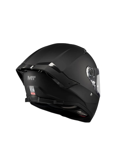 Kask Mt Ff18sv Thunder 4 Sv Pure A1 Mat Siyah Full Face Kapalı Kask Diğer