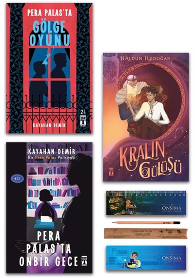 Genç Timaş Kralın Gülüşü - Pera Palas Ta Gölge Oyunu - Pera Palas Ta Onbir Gece Set 3 Kitap