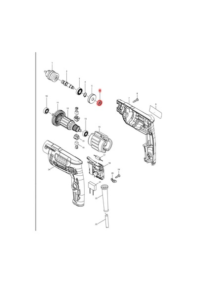 Makita DP2010 Rulman 696 Ürün Kodu 210033-9