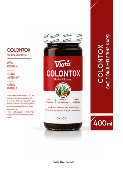 Colontox Probiyotik Kür - Kekik Okaliptüs Elma Sirkeli Bitkisel Karışımlı Macun 120 Gr