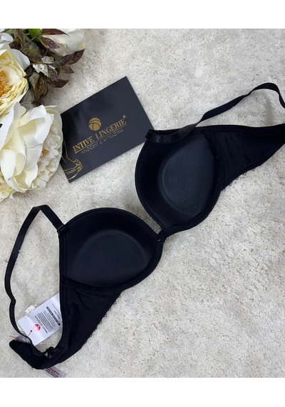 Le Jardin Fleur Basic Push-up Aksesuar Detaylı Sütyen-7055 Siyah