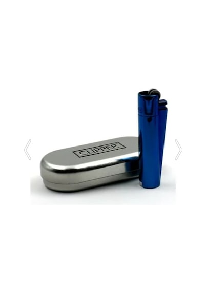 Clipper Metal Çakmak Mavi