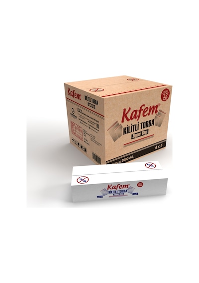 4 x 4 CM Kilitli Poşet / Naylon Torba (24000 Adet ) Koli - Kafem
