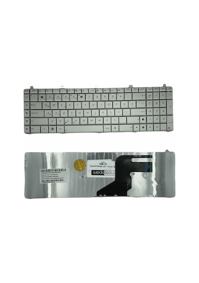 Asus İle Uyumlu N75, N75e, N75s, N75sf, N75sj, N75sl, N75sn, N75sv Notebook Klavye Gümüş Gri Tr