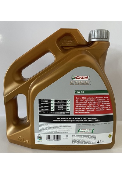 Castrol Edge Supercar 10W-60 Motor Yağı 4 L