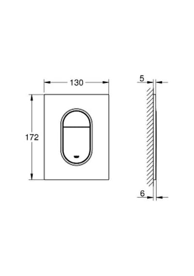 Grohe Arena Cosmopolitan S Kumanda Paneli - 37624a00 Krom