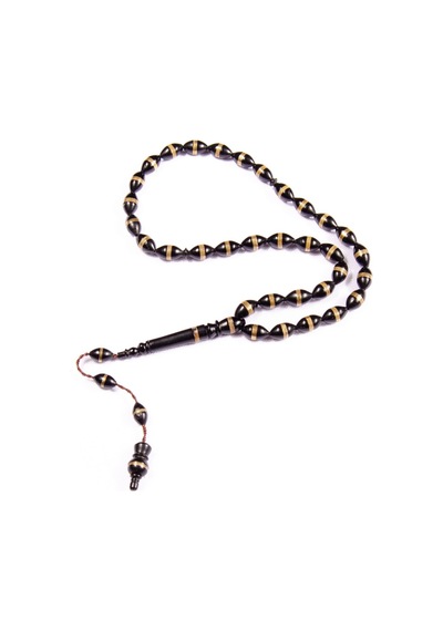 Burhan Sağlam Arpa Kesim 11x7 Mm Pirinç Sarmallı Kuka Sistem Püsküllü Tesbih Bs24233