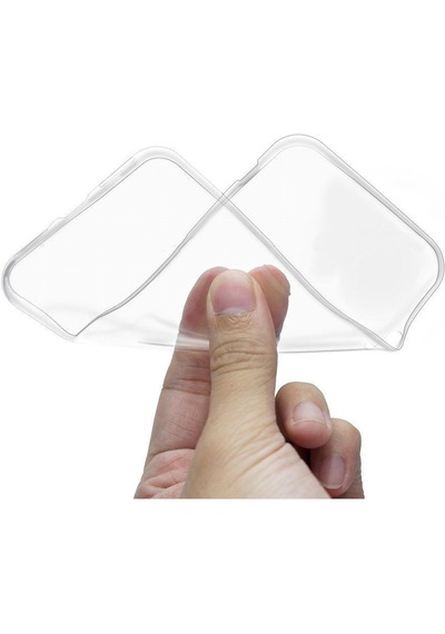 Apple Uyumlu iPhone 15 Kılıf 2 Mm Ultra İnce Şeffaf Silikon Kapak Şeffaf