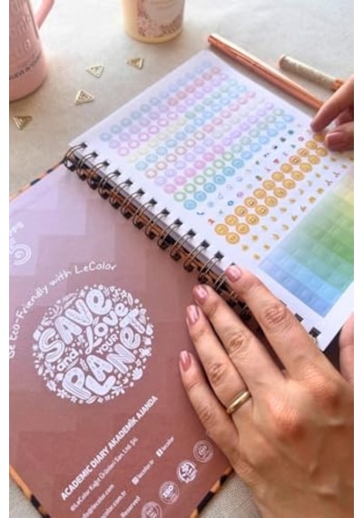 Temalı Laptop Tablet Telefon Ajanda Bullet Journal -suya Dayanıklı Etiket Genel