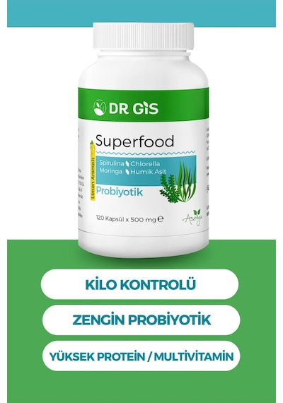 Dr. Giss Superfood Probiyotik 120 Kapsül