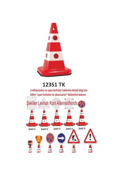 Kedi Gözlü Trafik Konisi - Evelux