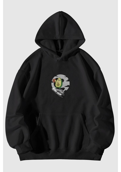 Harmandar Avocado Lion King Baskılı Unisex Kanguru Cepli Kapüşonlu Sweatshirt Hoodie Siayh Harmandar Avocado Lion King Baskılı Unisex Kanguru Cepli Kapüşonlu Sweatshirt Hoodie Siayh