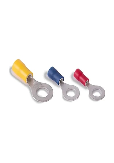 Eru-610 8-10mm M6 İzoleli Kablo Papucu - 50'li Paket