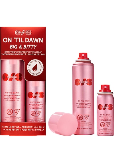 One Size On Til Dawn Matlaştırıcı Suya Dayanıklı Makyaj Sabitleyici Sprey İkili Paket