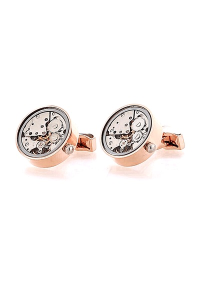 Omark Cotton Watch Rose Saat Mekanizmalı Kol Düğmesi Abgwy363