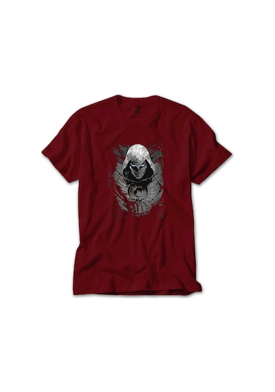 Moon Knight Warrios Face Kırmızı Tişört