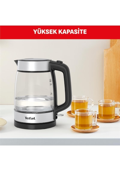 Tefal Işıklı Cam 1.7 LT 2000 W Kettle