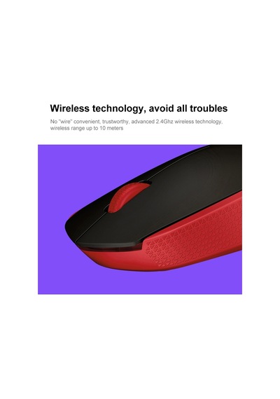 Logitech M171 1000dpı Usb Kablosuz Fare, 2.4g Alıcılı Siyah Diğer