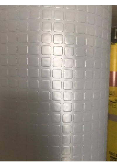 Oto Zemin Kaplama 2m X 5m Gri Dama Desen Pvc Oto Yer Döşemesi N11.54