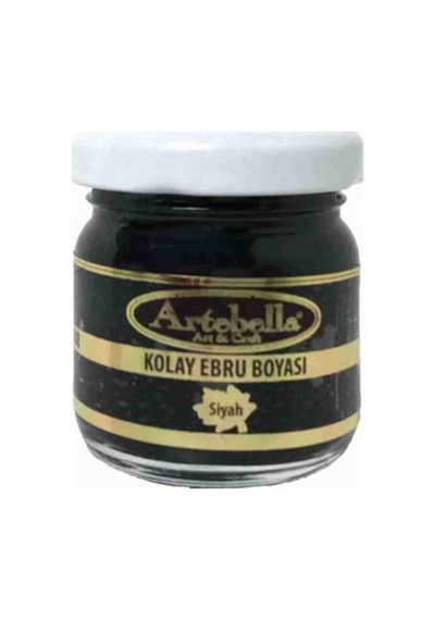 Artebella Kolay Ebru Boyası 40Cc Siyah