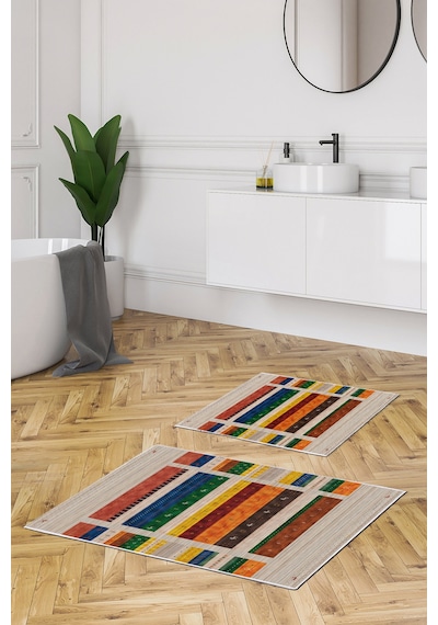 Alanur Trend Kaymaz Taban Dijital Banyo Takımı Kt464 Renkli