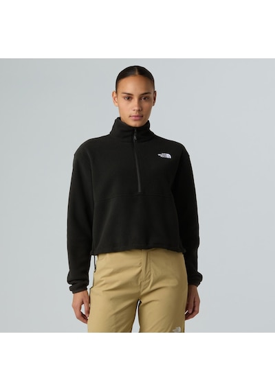 The North Face Kadın Glacıer Fleece 1/2 Zıp Shortceket Nf0a8d2cjk31 Siyah