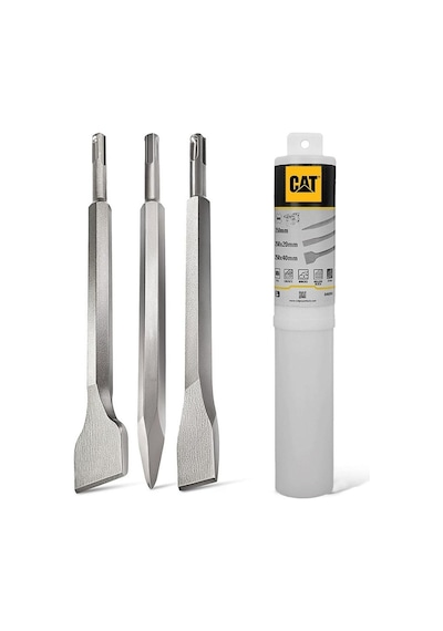 Cat DA03903 SDS-Plus Profesyonel Murç Keski Kırıcı Uç Seti 3 Parça