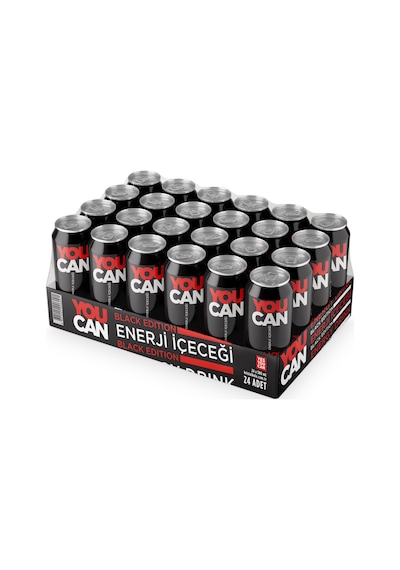 You Can Black Edition Enerji İçeceği 500 ml 24'lü