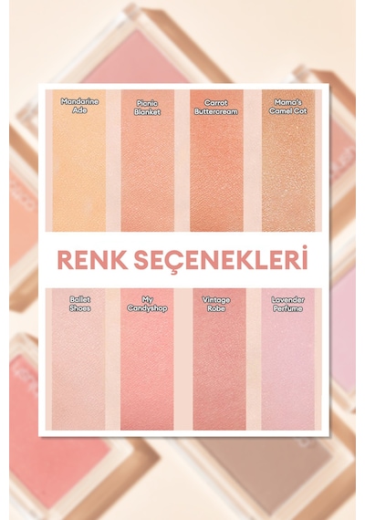 Missha Cotton Blusher Yumuşak Dokulu Kolay Sürülebilen Allık Vintage Robe