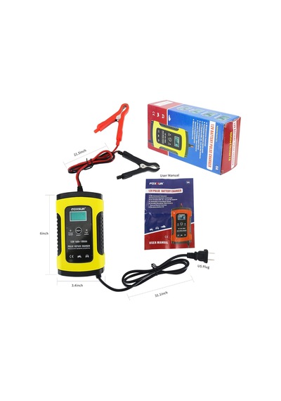 Tr Otomobil, Motosiklet, Karavan, Suv, Çim Biçme Makinesi, Tekne, Karavan, Suv, Atv Ve Daha Fazlası İçin 12 V 5 Amp