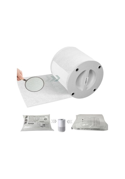10 Adet Nano Gümüş İyonlu Elektrostatik Toz Tutucu Ön Filtre Xiaomi Smart Purifier 4 Compact İle Uyumlu